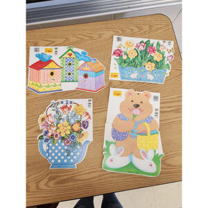 New! Set of Four Vintage Spring Posters